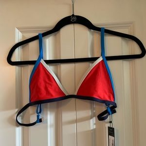 Madewell: ares beach. Triangle swim top